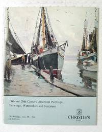 Christie's East : 19th and 20th Century American Paintings, Drawings, Watercolors and Sculpture : New York : June 25, 1986 : Sale No. 6143
