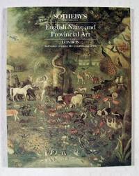 Sotheby's : English Naive and Provincial Art : London : July 22, 1986 : Sale No. 'DECOY'
