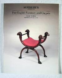Image for Sotheby's : Fine English Furniture and Carpets : New York : January 26, 1985 : Sale No. 5278 'SCONE' Sotheby's : Fine English Furniture and Carpets : New York : January 26, 1985 : Sale No. 5278 'SCONE'
