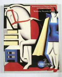 Christie's : Impressionist and Modern Paintings and Sculpture (Part II) : New York : November 16, 1988 : Sale No. SONIA-6700