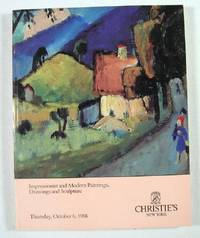Christie's : Impressionist and Modern Paintings, Drawings and Sculpture : New York : October 6, 1988 : Sale No. GABRIELLE-6668