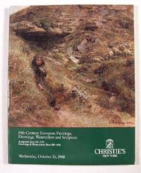 Christie's : 19th Century European Paintings, Drawings, Watercolors and Sculpture : New York : October 26, 1988 : Sale No. MARIE-6690