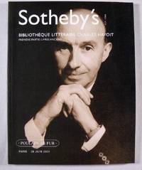 Sotheby's : Bibliotheque Litteraire Charles Hayoit, Premiere Partie : Livres Anciens : Paris : 28 Juin 2001 : Vente PF1002