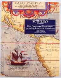 Sotheby's : Fine Books and Manuscripts Including Important Americana : New York : June 13, 1991 : Sale No. 6188 'TWISTER'