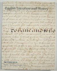 Sotheby's : English Literature and History : London : December 11, 1997 : Sale No. LN7755