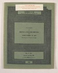 Sotheby's : French Animalier Bronzes and Good Works of Art, The Property of Various Owners : London : July 3, 1969 :