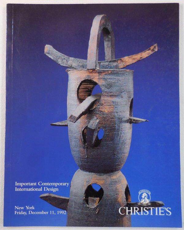 Christie's : Important Contemporary International Design : New York : December 11, 1992 : Sale No. VOULKOS-7584