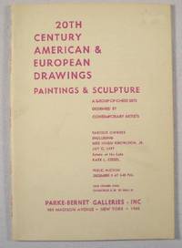 Image for 20th Century American & European Drawings, Paintings & Sculpture : New York : December 9, 1969 20th Century American & European Drawings, Paintings & Sculpture : New York : December 9, 1969