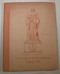A Records of the Proceedings at The Limited Editions Club's Dinner to Celebrate the Twenty-first Birthday of the Club & the Fiftieth Birthday of Its Founder. Together with a Reproduction of the Program and Menu
