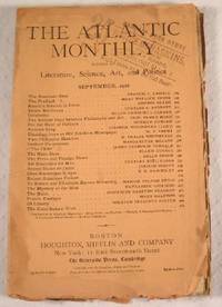 The Atlantic Monthly. September 1900. Vol. LXXXVI [86], No. DXV [65]