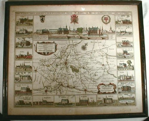 Nova et Exacta Tabula Geographica Salae et Castellaniae Ipresnsis [Map of the Diocese of Ypres]
