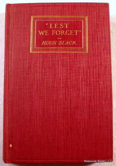 Lest We Forget