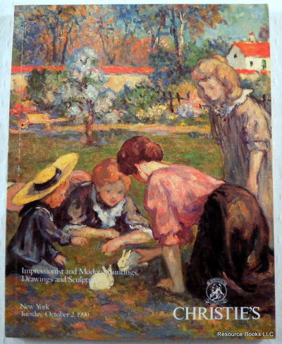 Christie's: Impressionist and Modern Paintings, Drawings and Sculpture. New York: October 2, 1990. Sale CYNTHIA-7118
