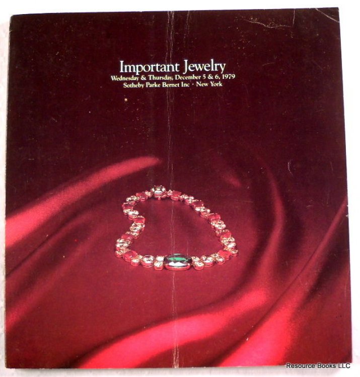 Sotheby Parke Bernet: Important Jewelry. New York: December 5 & 6, 1979 - Sale 4318