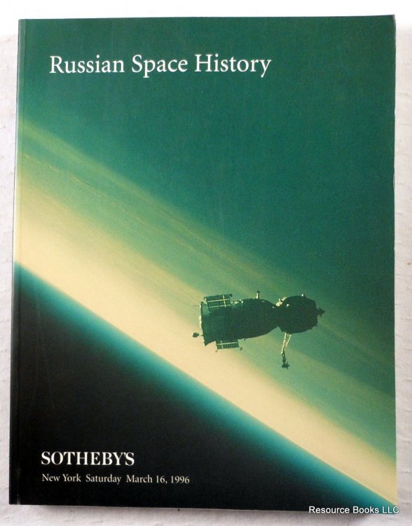Sotheby's: Russian Space History. New York: March 16, 1996 - Sale 6753 