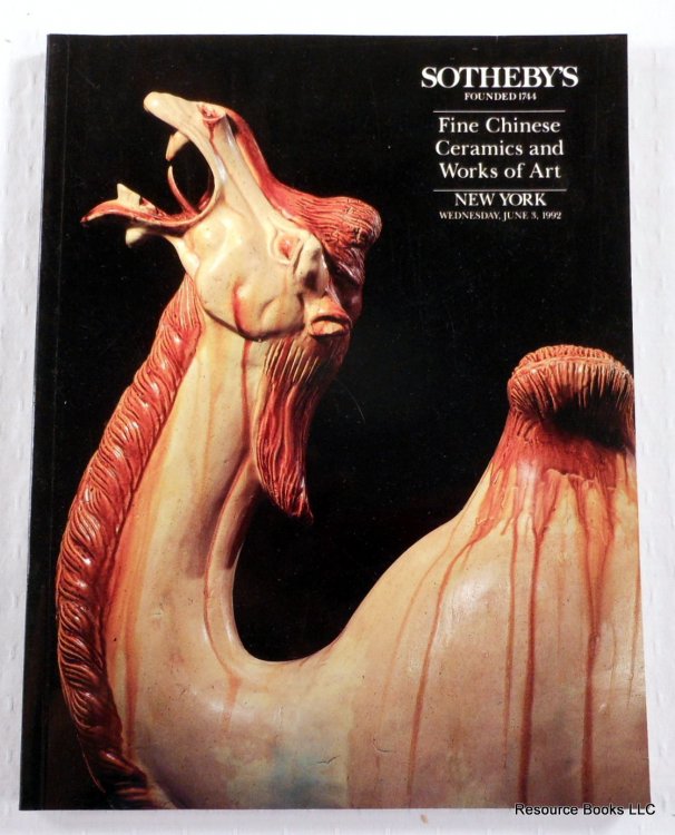 Fine Chinese Ceramics and Works of Art. Sotheby's New York - June 3, 1992. Sale 6308 