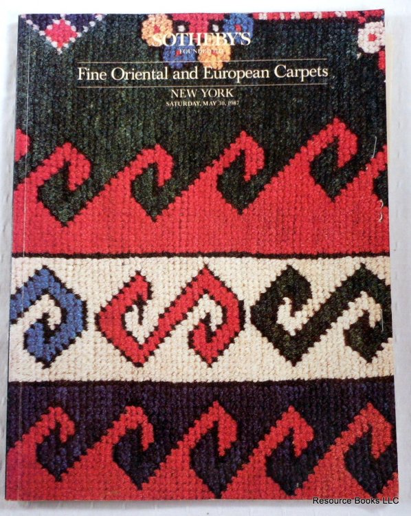 Fine Oriental and European Carpets. Sotheby's New York: May 30, 1987. Sale 5586 