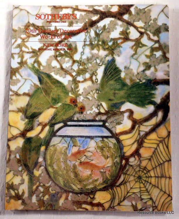 20th Century Decorative Works of Art. Sotheby's New York: March 19, 1994. Sale 6539 