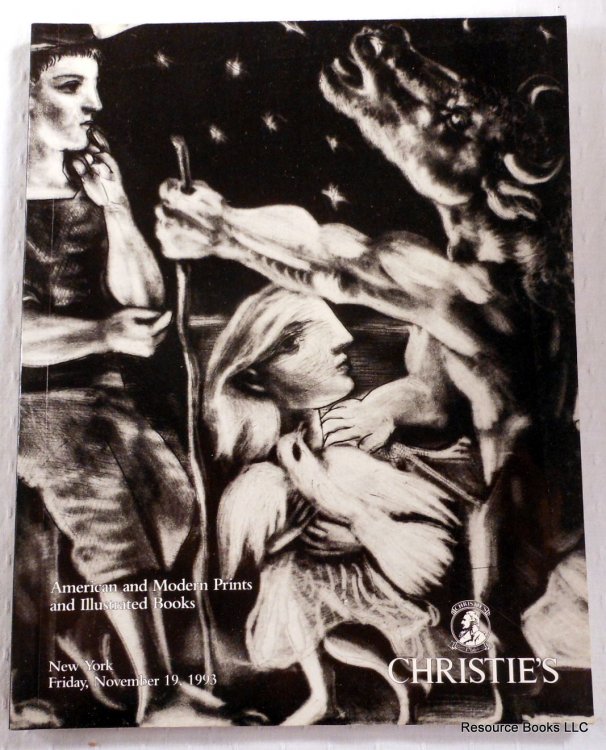 American and Modern Prints and Illustrated Books. Christie's New York: November 19, 1993. Sale 7780