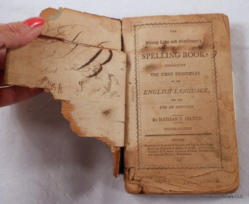 The Young Lady and Gentleman's Spelling Book. Containing the First Principles of the English Language, for the Use of Schools