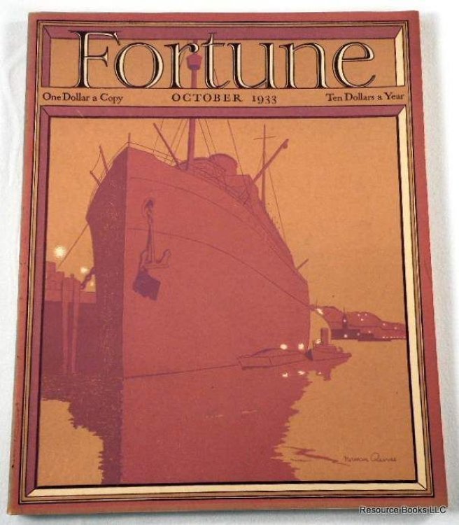 Fortune Magazine. October 1933 - Volume VII, Number 10