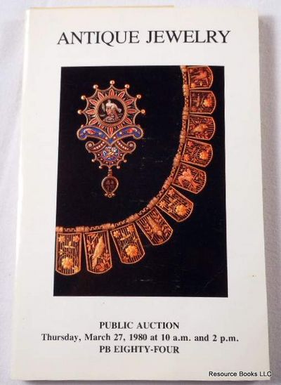 Antique Jewelry - Sale 748. New York: March 27, 1980