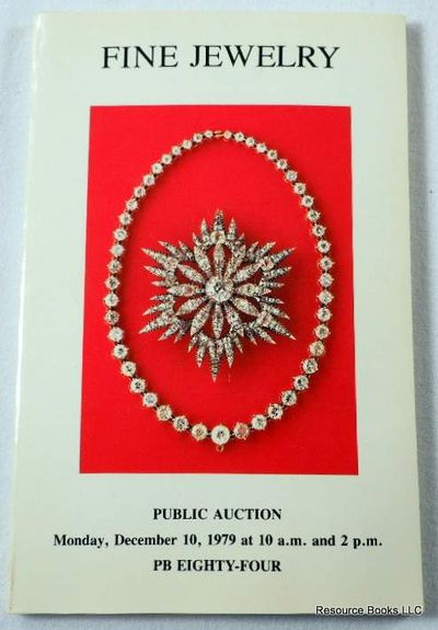 Antique Jewelry - Sale 729. New York: December 10, 1979