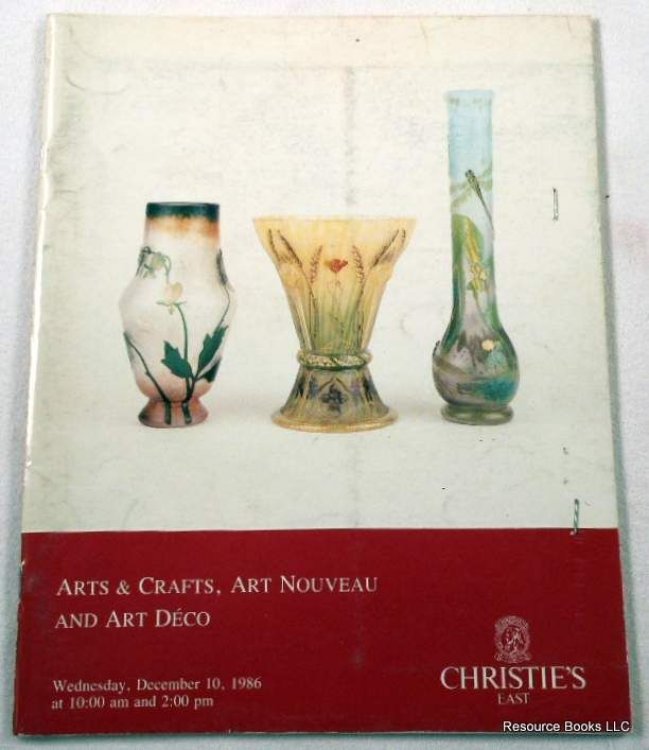 Christie's East: Arts & Crafts, Art Nouveau and Art Deco. New York: December 10, 1986, Sale 6253