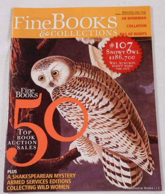 Fine Books & Collections. March/April 2005. No. 14 (Vol. 3, No. 2)