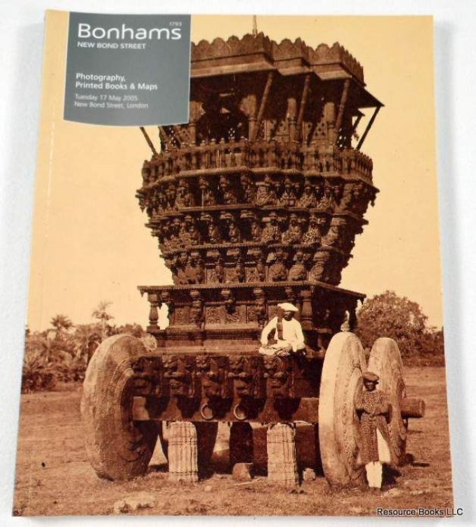Bonham's New Bond Street: Photography, Printed Books & Maps. London: May 17, 2005