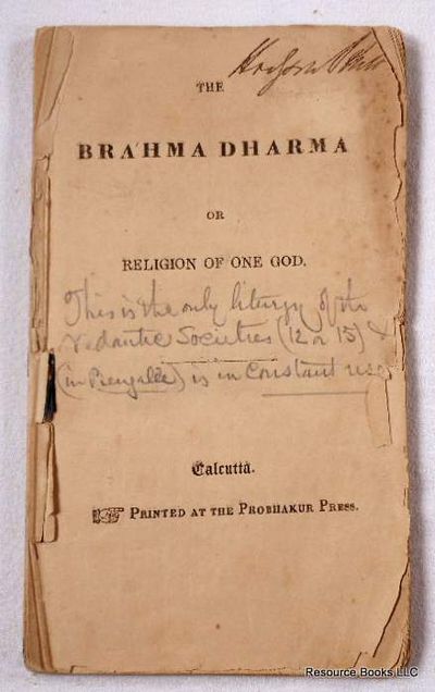 The Brahma Dharma or Religion of One God