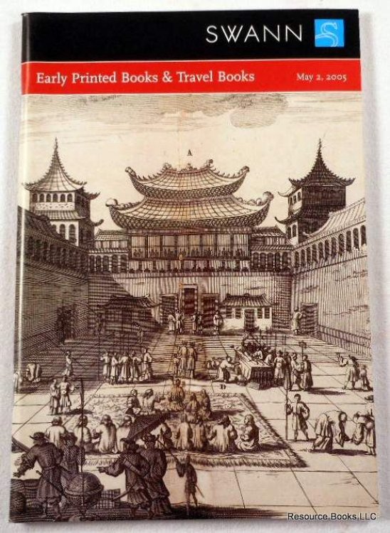 Early Printed Books & Travel Books. Swann Galleries: May 2, 2005. Sale 2041