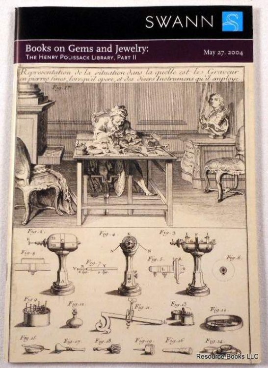 Books on Gems & Jewelry, Henry Polissack Library Part II. Swann Galleries: May 27, 2004. Sale 2008