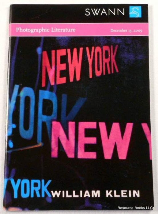 Photographic Literature. Swann Galleries: December 13, 2005. Sale 2061 Lots 286-546