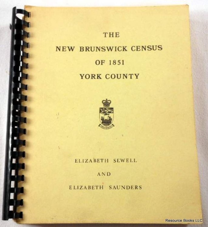 The New Brunswick Census of 1851: York County