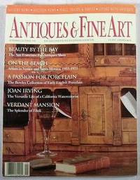 Antiques & Fine Art. Volume VII, No. 6 - September/October 1990