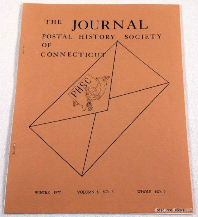The Journal. Vol. 3, No. 3, Whole No. 9 - Winter 1977. Postal History Society of Connecticut