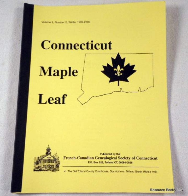 Connecticut Maple Leaf. Volume 9, Number 2, Winter 1999-2000