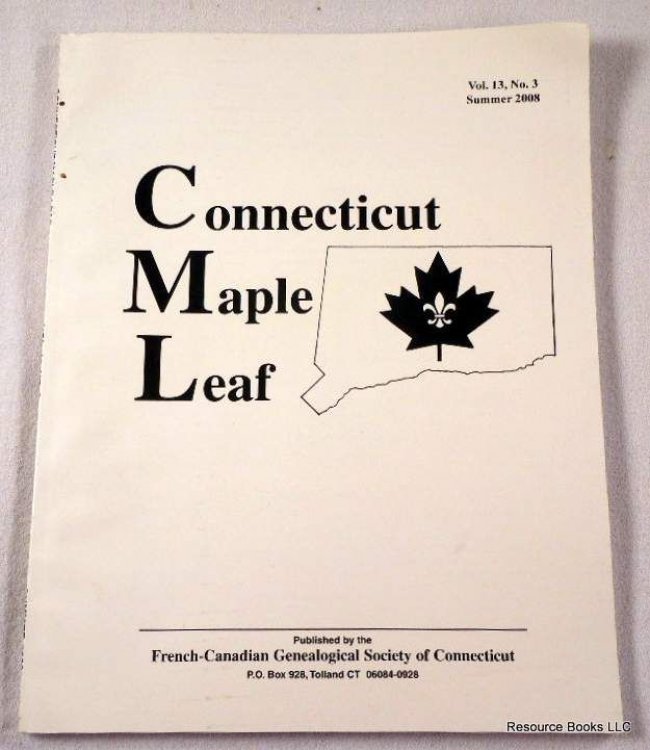 Connecticut Maple Leaf. Volume 13, Number 3, Winter Summer 2008