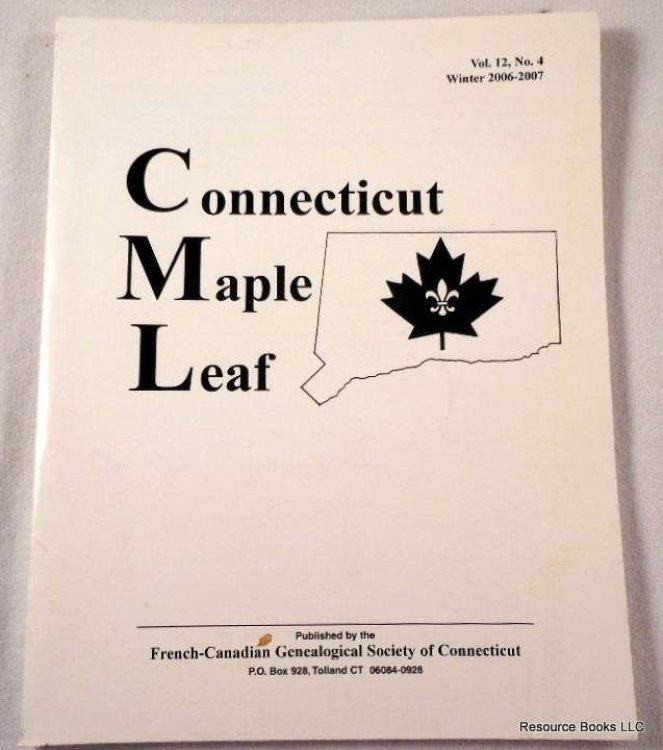 Connecticut Maple Leaf. Volume 12, Number 4, Winter 2006-2007