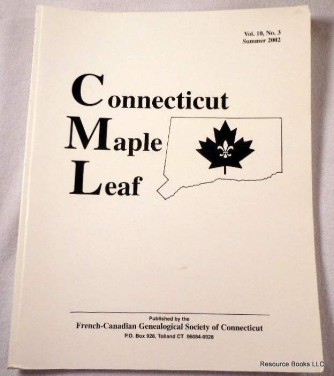 Connecticut Maple Leaf. Volume 10, Number 3, Summer 2002