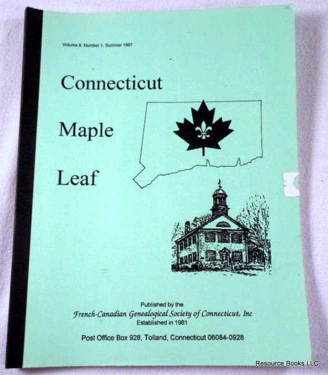 Connecticut Maple Leaf. Volume 8, Number 1, Summer 1997