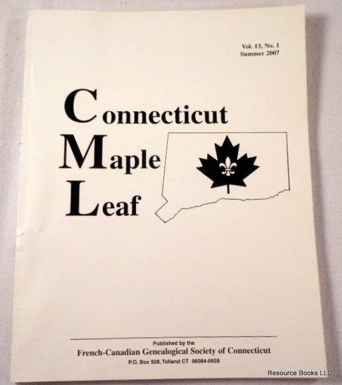 Connecticut Maple Leaf. Volume 13, Number 1, Summer 2007