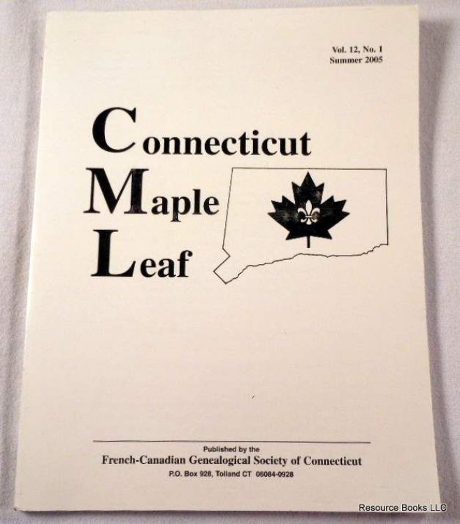 Connecticut Maple Leaf. Volume 12, Number 1, Summer 2005