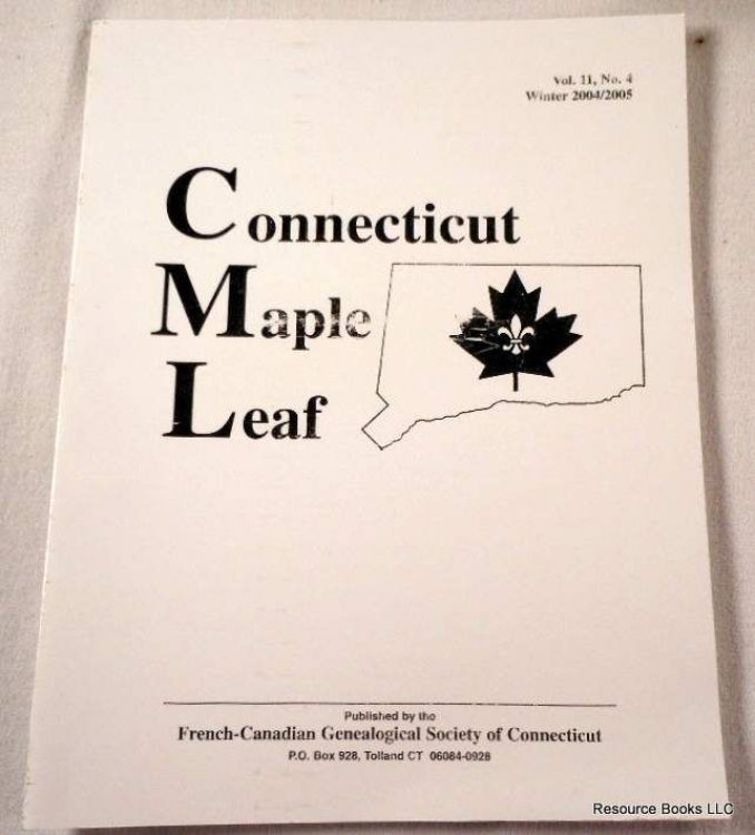 Connecticut Maple Leaf. Volume 11, Number 4, Winter 2004-2005