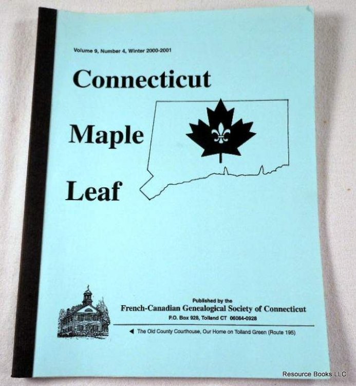 Connecticut Maple Leaf. Volume 9, Number 4, Winter 2000-2001