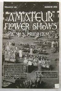 Amateur Flower Shows. Cornell Extension Bulletin 316, March 1935