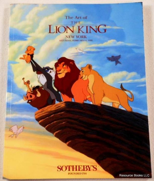 The Art of The Lion King. Sotheby's New York: February 11, 1995