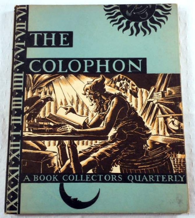 The Colophon: A Book Collectors' Quarterly. Part Nine