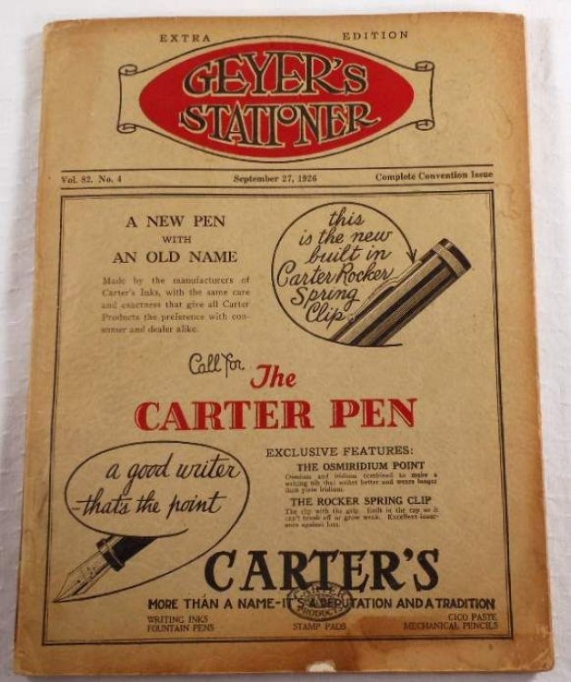 Geyer's Stationer. Complete Convention Issue - Extra Edition, September 27, 1926. National Association of Stationers, Office Outfitters and Manufacturers Conference